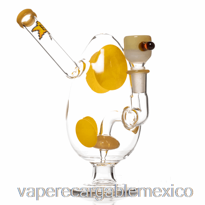 Vape Recargable Cáñamo Huevo Manchado Bong Amarillo